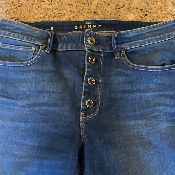 WHBM HIGH WAISTED SKINNY JEANS - Picture 2 of 5